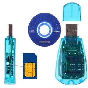USB SIM 카드 리더 무제한 휴대폰 카드 리더, UIM PHS 복제기