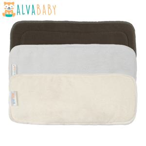 (2 개/몫) ALVABABY 기저귀 삽입 재사용 가능한 아기 천 기저귀 삽입 마이크로 화이버 삽입 대나무 삽입 숯 삽입 흡수제
