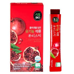 올바이오 유기농 석류 뷰티스틱 15입