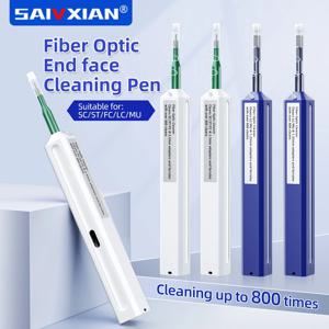 SAIVXIAN FTTH 광섬유 청소 펜 도구 2.5mm LC MU 1.25mm SC FC ST LC 커넥터 광 스마트 클리너