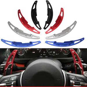 BMW M2 F87 M3 F80 M4 F82 F83 M5 F10 M6 F12 F13 X5M F85 X6M Al 합금 자동차 스티어링 휠 시프트 패들 시프터 확장 2PCS
