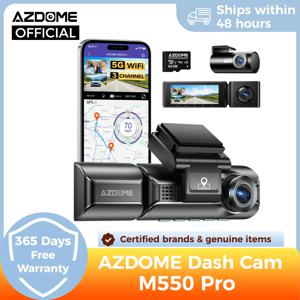 AZDOME M550 Pro 5.8Ghz WiFi 2/3채널 블랙박스 4K+2.5K 내장 GPS 3.19인치 IPS 스크린 차량용 DVR IR 야간 시야 24시간 주차 모드