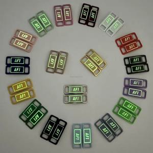 빛나는 끈 버클 형광 AF1 구두 매력 품질 금속 신발 끈 장식 Chapa 공군 1 운동화 신발 액세서리