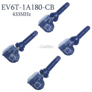 1/4PCS EV6T-1A180-CB 포드 B-MAX 2014-03 ~ 2018-04 433MHZ 자동차 TPMS 타이어 압력 디스플레이 센서 용 타이어 압력 센서