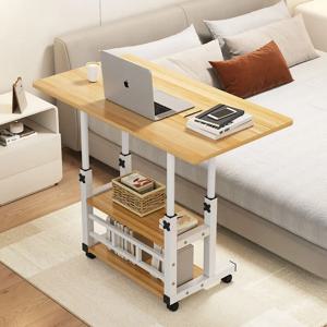 침대 옆 테이블은 이동할 수 있습니다 기숙사 작은 테이블 간단한 컴퓨터 책상 침실 책상 가정 학생 게으른 리프트 테이블