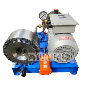 유압 호스 크림 퍼 기계 2.2kw 10-31mm 전기 수축 기계 고압 오일 파이프 유압 호스 압착 기계