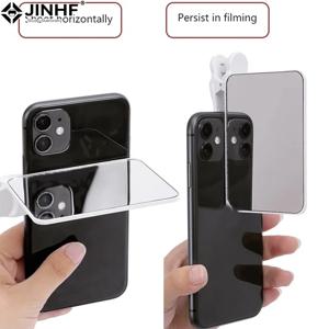 휴대폰 카메라 거울 반사 HD 렌즈, 셀카 반사경, 촬영 거울, 범용 휴대폰 반사 클립, 후면 야외 렌즈