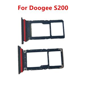DOOGEE S200 휴대폰 SIM TF 카드홀더 트레이 슬롯 교체 부품, 오리지널 신제품