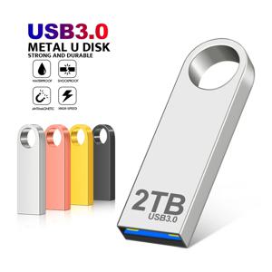 슈퍼 USB 3.0 금속 펜 드라이브 1TB Cle USB 플래시 드라이브 2TB Pendrive 고속 휴대용 SSD Memoria USB 스틱 무료 선물 배송