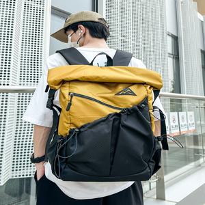 2024년 신제품 아웃도어 여행용 남성 백팩 경량 대용량 하이킹 산악 스포츠 백팩 학생 책가방 내구성 있는 옥스포드 천