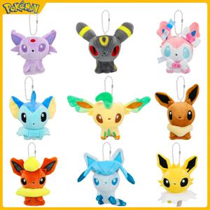 포켓몬 Eevee Umbreon Sylveon Espeon Vaporeon 플러시 장난감 키 체인 Gengar Duskull Haunter Flareon 인형 Peluche 인형 선물 어린이