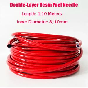 1M 빨간색 TPU 수지 연료 호스, 디젤 호스, 고온 및 고압 방폭 연료 호스, 내경 8mm 10mm