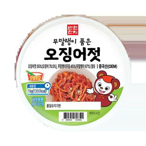 반찬단지 무말랭이 품은 오징어젓(PET) 1kg