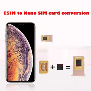 ESIM-나노 SIM 카드 홀더 ESIM 카드 어댑터 솔더 플레이트 복구 물리적 카드 플레이트 나만의 Sim 카드 만들기 DIY 2 개