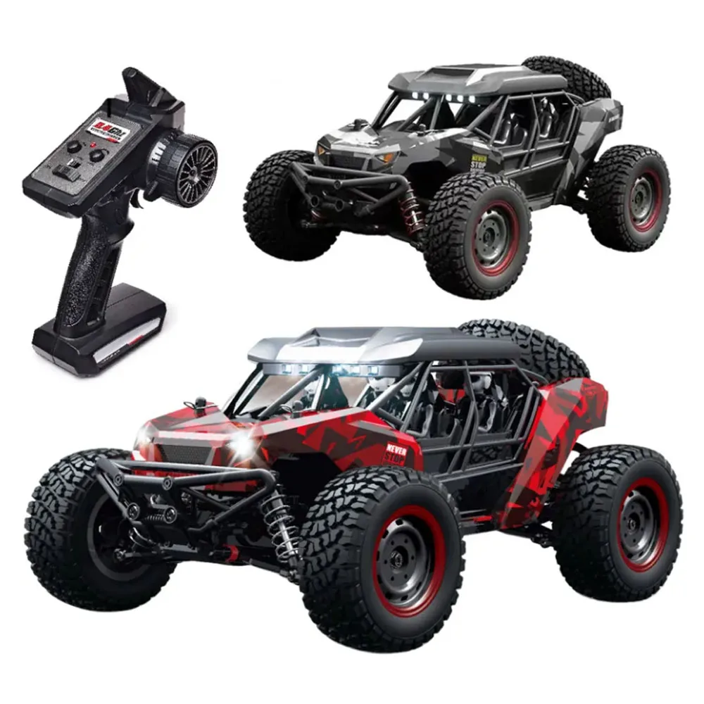 1:16 스케일 모든 지형 RC 자동차 16106, 38 KPH 고속 4WD 전기 자동차 4X4 방수 오프로드 트럭(충전식 포함)