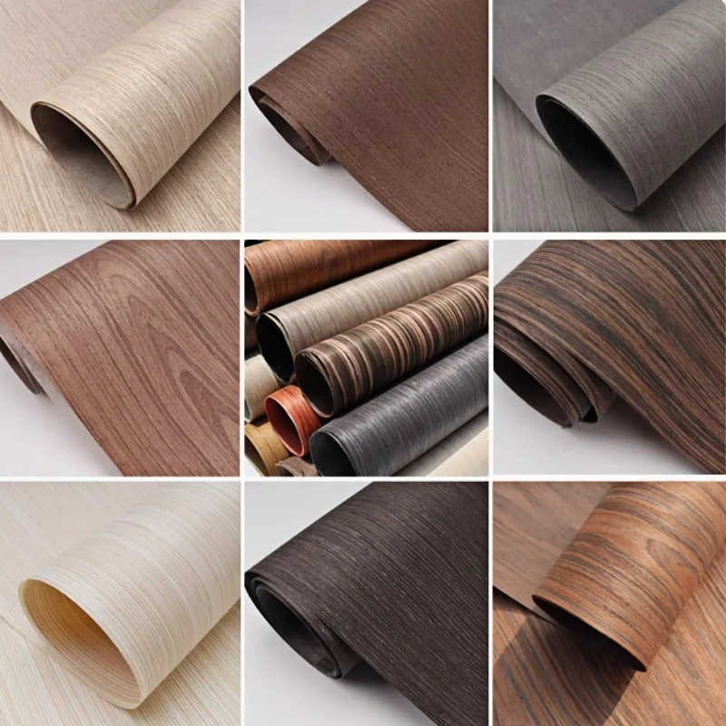 검은 호두 베니어 기술 오크 흑단 나무 베니어 바이올린 가구 베니어 시트 L: 2.5metersx58cm T:0.2mm 나무 베니어 패널