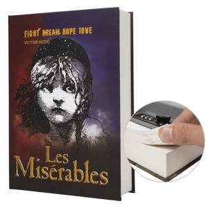 정품 종이 전송 도서 금고 비밀 숨겨진 금고 조합 잠금 장치 포함 금속 금고 및 귀중품 보호