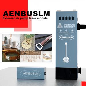 AENBUSLM 40W 80W 레이저 모듈 조각 헤드(공기 펌프 포함), 레이저 조각 기계 목재 보드 아크릴 가죽 등에 적합