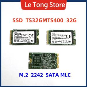 Transcend MTS400 32GB 64G 솔리드 스테이트 드라이브 2242 M2 SATA 프로토콜 mlc 과립 SSD TS32GMTS400 용 새 원본