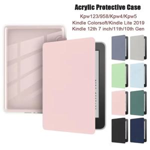 킨들 컬러소프트 페이퍼화이트 6 12세대 11세대 10세대 8세대 케이스 아크릴 태블릿 커버 킨들 페이퍼화이트 5 4 3 2 1용