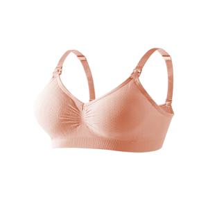 고품질 한 손으로 앞 버클 간호 브래지어 통기성 여성 모유 수유 속옷 원활한 출산 브래지어 푸시 업