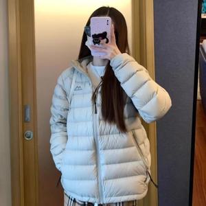 가을 겨울 신상 여성용 숏 코튼 재킷 코트 따뜻한 후드 패션 다용도 본 인레이 디자인 출퇴근 친화적