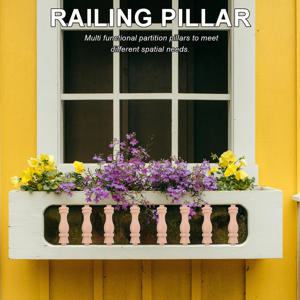 10개입 원목 스핀들 62mm 목재 난간 예술적 홈 데코 가구 수리 DIY 공예 프로젝트 미완성 목재