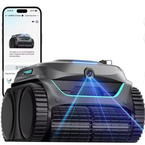 2025년 신제품 WYBOTTS C2 비전 AI 카메라 수영장 청소기, 초미세 여과 로봇 수영장 청소기