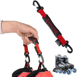 롤러 스케이트 운반 스트랩 내구성 스케이트 후크 멋진 고강도 편리한 교수형 벨트 스케이트 신발 핸들 버클