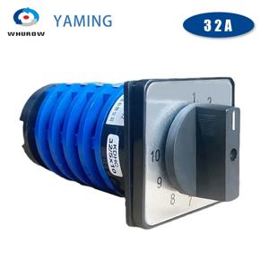 KDHC-32/5*10 열 위치 5극 32A 은접점 전기 선택기 CO2 용접기 전환 로터리 스위치