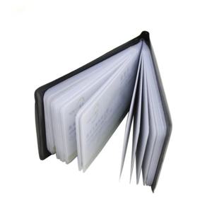 PU 가죽 40카드/20포켓 신분증/신용카드 홀더 북 케이스 정리함 여권/신용카드 케이스 비즈니스 남성 빈티지 가방