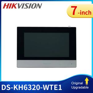 Hikvision DS-KH6320-WTE1 IP 실내 모니터 인터콤, 와이파이 POE 스마트 비디오 인터콤, 모바일 앱으로 무선 잠금 해제 문짝, 7 인치