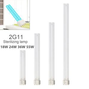 2G11 UV 튜브 4핀 자외선 램프 18W 24W 36W 55W UVC 램프 정화