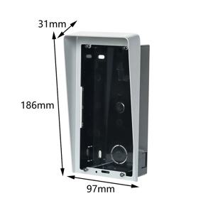 HIKVISION DS-KABV8113-RS (플러시), DS-KV8113, 8213/8413-WME1 용 보호 기능 포함, 플러시 마운팅에 적합