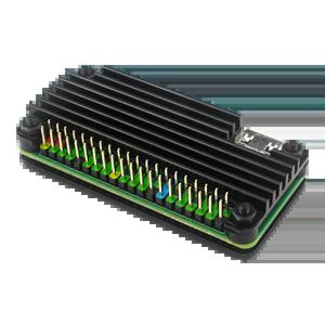 라즈베리 파이 제로 2W 알루미늄 케이스 라즈베리 파이 제로 2W CNC 금속 쉘 패시브 냉각 방열판 GPIO 헤더