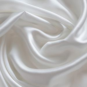 1 미터 DIY 바느질 용품 100% 순수 실크 자연 화이트 새틴 시니 화이트 스카프 패브릭 의류 액세서리 부드러운 실크 Charmeus