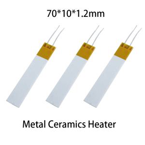70*10*1.2mm 5V/12V/24V/110V/220V 250W/300W 12Ohm 고온 HTCC 알루미나 PTC 열판 보드 MCH 금속 세라믹 히터