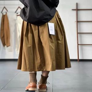 패셔너블한 루즈핏 A라인 미니스커트, 나이를 잊게 하는 브랜드 없는 여성 의류, 달콤한 일본 스타일, 중간 허리, 기타 소재