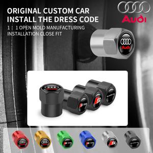 4PCS 금속 자동 휠 타이어 밸브 스템 캡 커버 아우디 SLine A3 A4 A5 A6 A7 A8 Q2 Q3 Q5 Q7 Q8 S3 S4 S5 S6 S7 S8 RS3 RS4 RS5