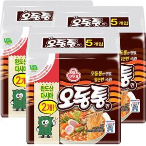 오뚜기 오동통면 120g x 15개 봉지라면