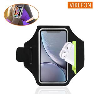 피트니스 팔 가방 지퍼 헤드 iPhone 16 15 14 13 용 휴대 전화 이어폰 보관 가방 Samsung Xiaomi AirPods 러닝 액세서리