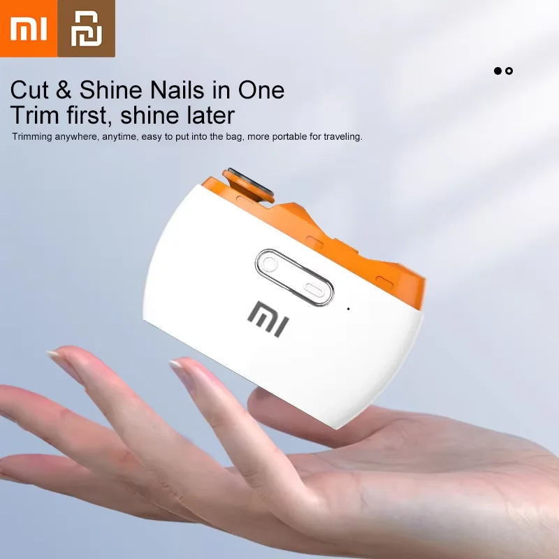 Xiaomi 전기 손톱깎이 Mijia 자동 광택 갑옷 트림 손톱깎이 스마트 홈 어린이 손톱 트리밍에 적합