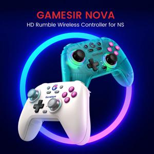 GameSir Nova 무선 스위치 컨트롤러 블루투스 게임 패드 홀 효과 조이스틱 Nintendo Switch iPhone Android Phone PC 용