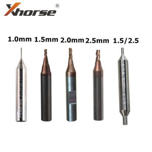 Xhorse CONDOR MINI Plus 자동 키 절단기 엔드 밀링 커터 초경 드릴 비트 XP005 XP007 XC002 1.0/1.5/2.0/2.5mm