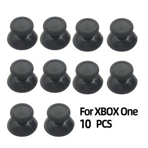 Xbox one 컨트롤러 용 10pcs 교체 아날로그 썸 스틱 엄지 스틱 검정색 실리콘 썸 스틱 그립 캡 세트