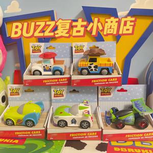 디즈니 토이 스토리 우디 버즈 라이트이어 제시 렉스 외계인 피규어 만화 모델, 관성 풀백 프리 휠 자동차 컬렉션 선물