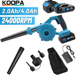 Koopa Tool 18V/21V 마키타 배터리용 미니 무선 리프 블로워, 진공 150CFM 최대 120MPH, 2-in-1 핸들 전기 블로워