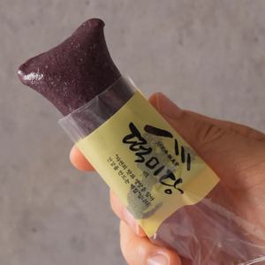 떡미당 식사대용 무설탕 흑미곤약가래떡 500g