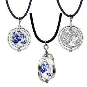 게임 징크스 블루 로즈 회전식 코스프레 목걸이, 할로윈 파티 의상, DIY 물건, 아케인 시즌 2 배낭 펜던트, 팬 선물