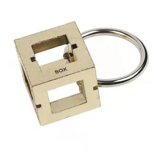 합금 상자 퍼즐 아연 합금 지능 잠금 해제 링 잠금 해제 세트 9 연속 링 교육 완구